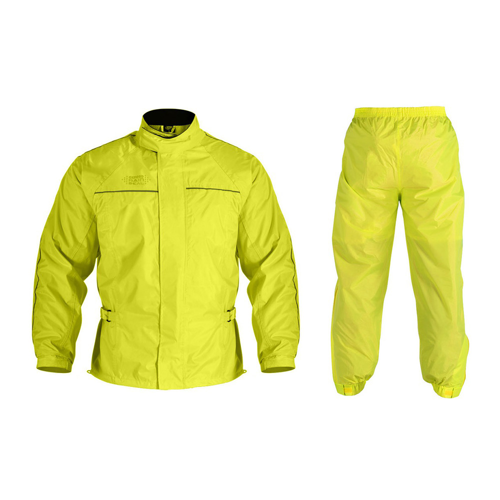 Dvoudílná moto pláštěnka Oxford Rain Seal Fluo  Žlutá fluo  3XL