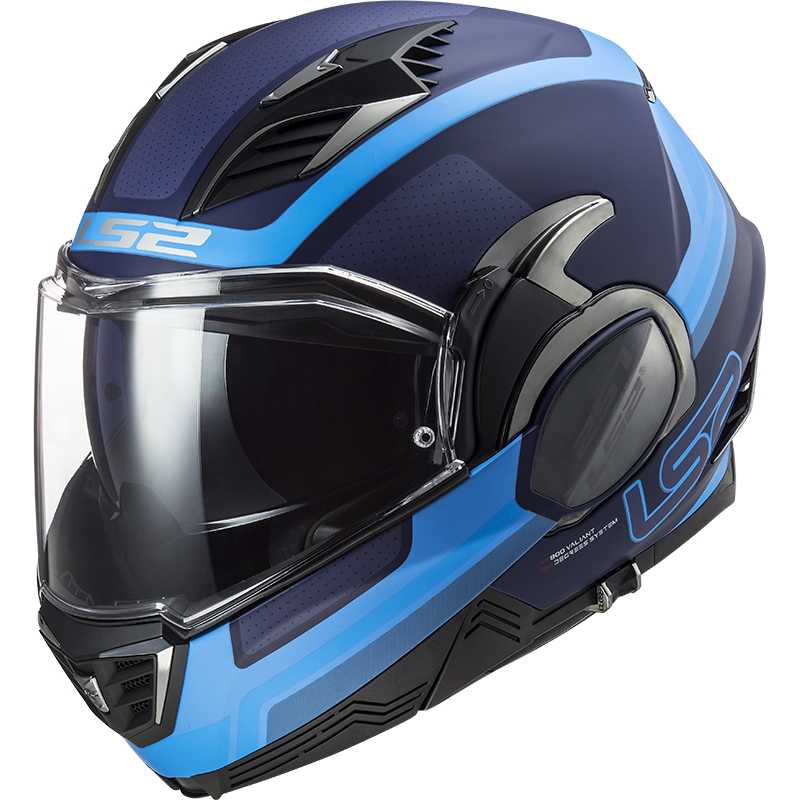 Výklopná moto přilba LS2 FF900 Valiant II Orbit P/J  Matt Blue