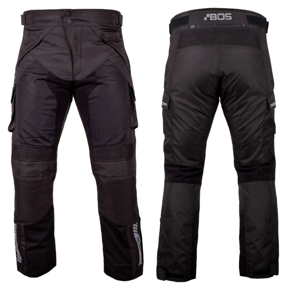 Moto kalhoty BOS Patras  Black  L