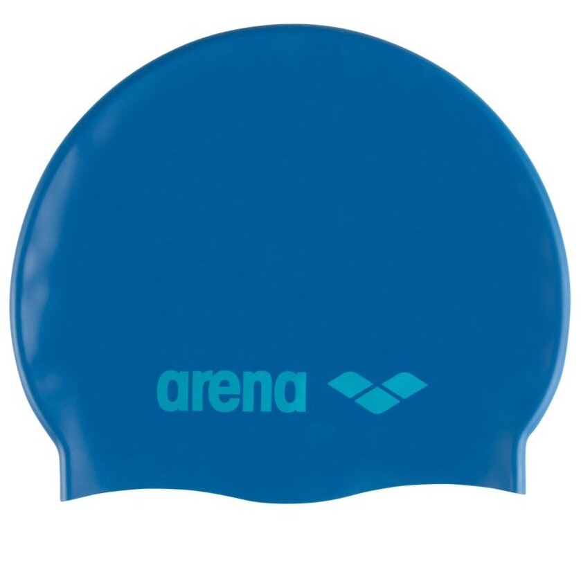 Plavecká čepice Arena Classic Silicone  modrá